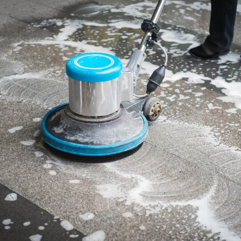 Floor cleaning in a medical office