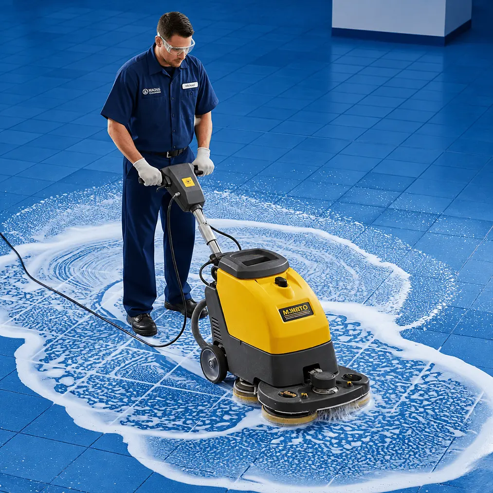 Commercial Floor Stripping and Waxing in Fresno, California